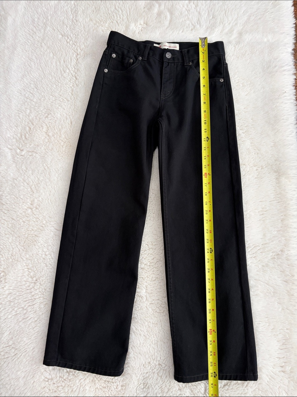 Levi's 550 Relaxed ,Loose through thigh tapered Leg ,Size 14Reg,Jeans in Black - Picture 12 of 17